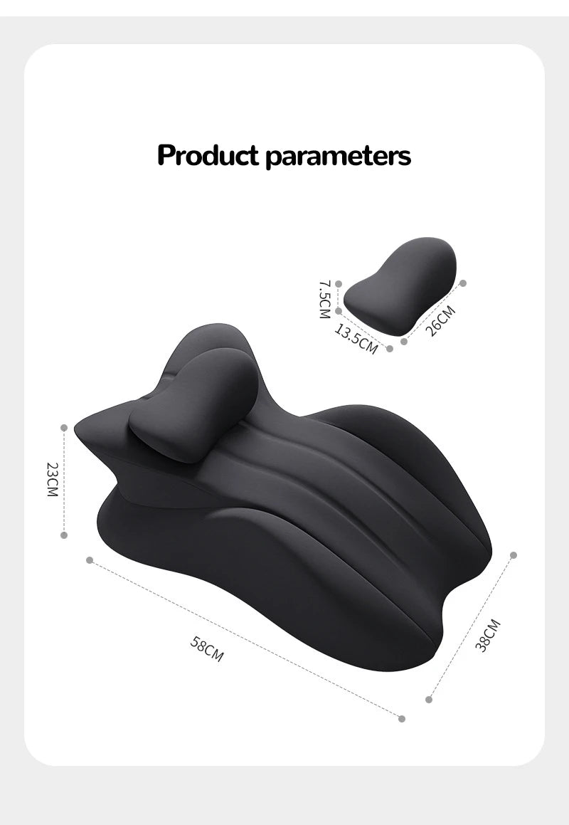 Multi-Positional Wedge Pillow Memory Foam Ergonomic Prone Pillow  Prone Reading Cushion Pillows Bed Sleeping Pillow Removable
