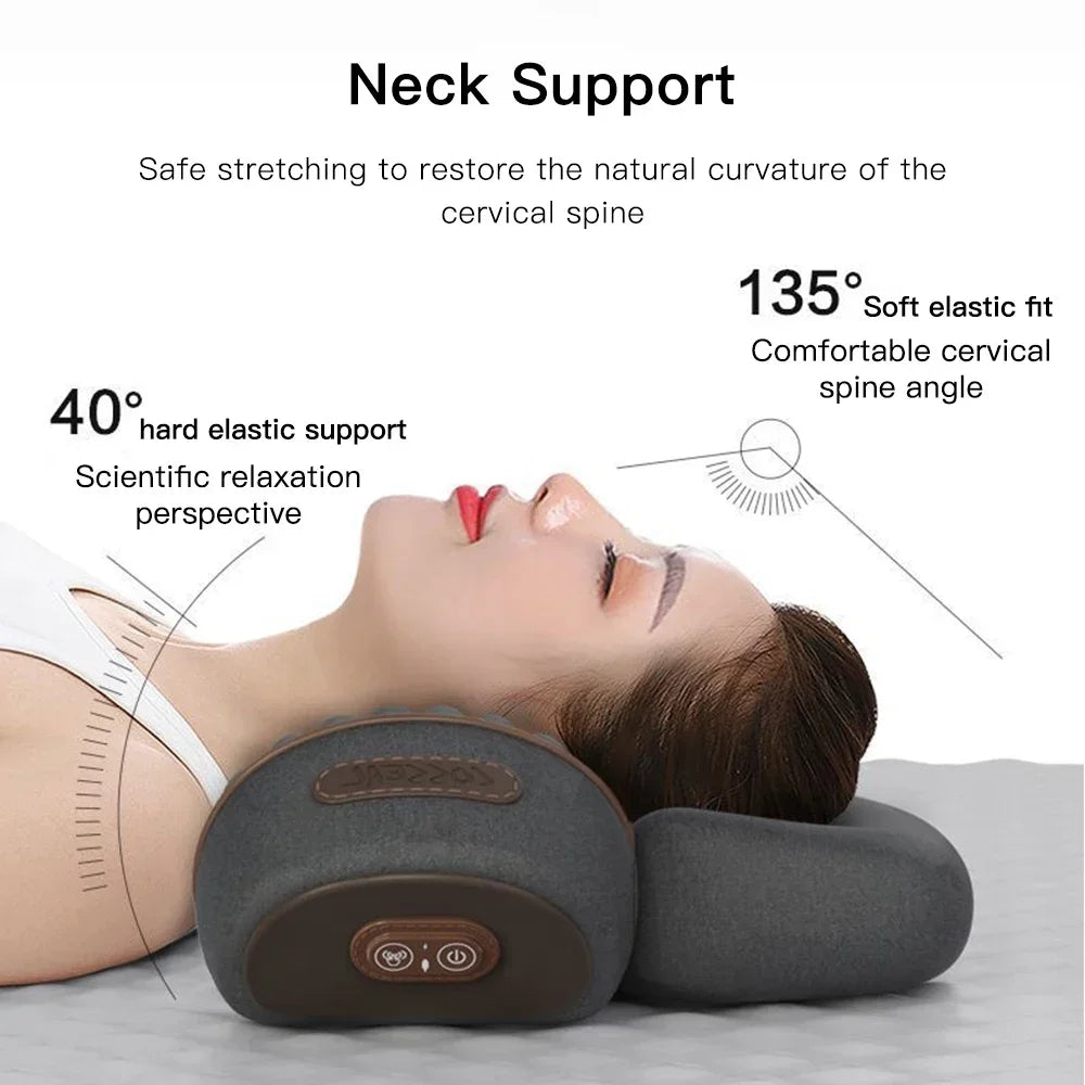 3-in-1 Neck Massager Pillow for Shoulder Deep Tissue , with Heating and Traction Function, Hump Corrector for Women
